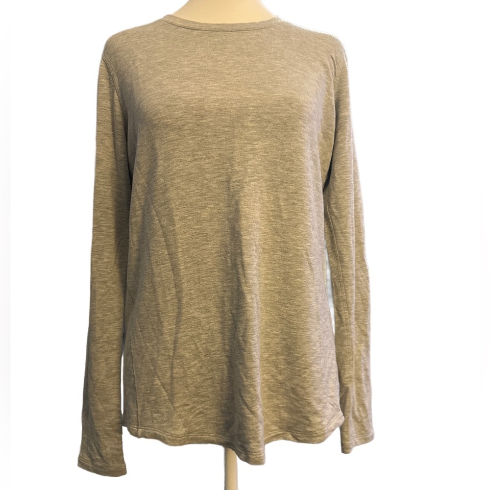 Lululemon Long Sleeve Soft Crewneck Sweater Gray 8